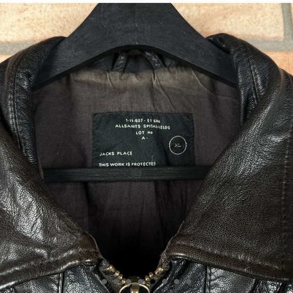 Vintage AllSaints leather jacket - Picture 5 of 8